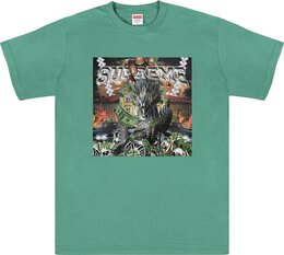 Supreme: Зелёная футболка  Dragon