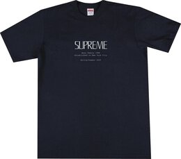 Supreme: Синяя футболка 