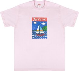 Supreme: Светлая футболка  Sailboat