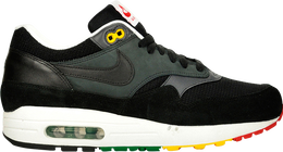 Nike: Чёрные кроссовки  Air Max 1