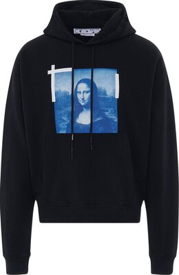 Off-White: Чёрная толстовка  Monalisa Over