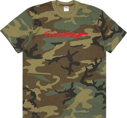 Supreme: Коричневая футболка  Futura