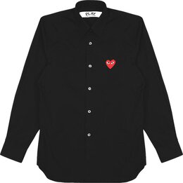 Comme Des Garçons Play: Чёрная рубашка 