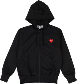 Comme Des Garçons Play: Толстовка  Heart с капюшоном