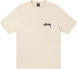 Stussy: Бежевая футболка 