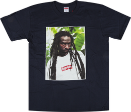 Supreme: Синяя футболка  Buju Banton