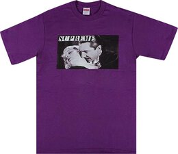 Supreme: Фиолетовая футболка  Bela Lugosi