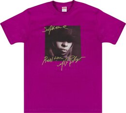 Supreme: Фиолетовая футболка  Mary J Blige