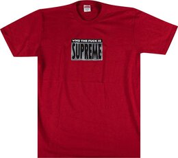 Supreme: Красная футболка  Fuck