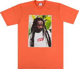 Supreme: Оранжевая футболка  Buju Banton