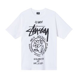 Stussy: Белая футболка 