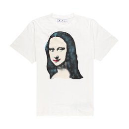 Off-White: Белая футболка  Mona Lisa