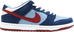 Nike: Синие кроссовки  Dunk Low Premium SB