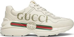 Gucci: Белые кроссовки  Rhyton