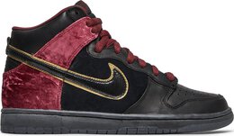 Nike: Чёрные кроссовки  Dunk High Premium SB