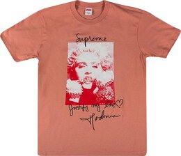 Supreme: Оранжевая футболка  Madonna