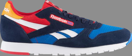 Reebok: Синие кроссовки  Classic Leather