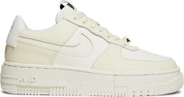 Nike: Бежевые кроссовки  Air Force 1 Pixel