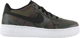 Nike: Зелёные кроссовки  Air Force 1