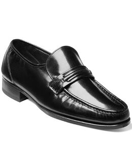 Florsheim: Чёрные мокасины 