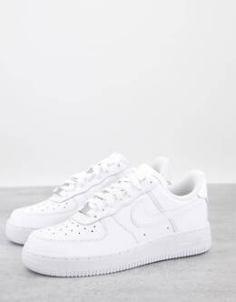 Nike: Белые кроссовки  Air Force 1