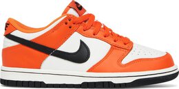 Nike: Оранжевые кроссовки  Dunk Low