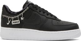 Nike: Чёрные кроссовки  Air Force 1