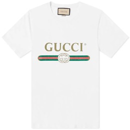 Gucci: Белая футболка 