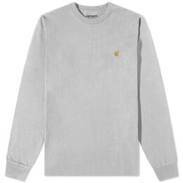 Carhartt WIP: Серая футболка  Chase