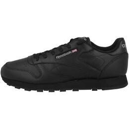 Reebok: Чёрные кеды  Classic Leather