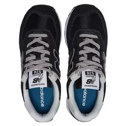 New Balance: Чёрные кроссовки  574