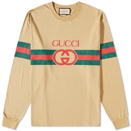 Gucci: Коричневая футболка