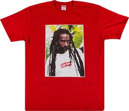 Supreme: Красная футболка  Buju Banton