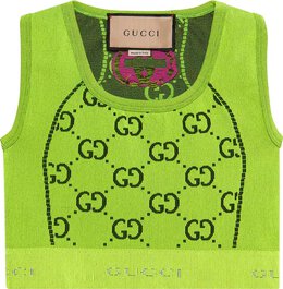 Gucci: Жаккардовый топ  GG