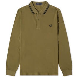 Fred Perry: Зелёная футболка  Twin Tipped