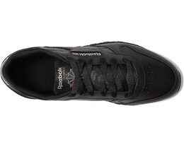 Reebok: Чёрные кроссовки Classic Leather