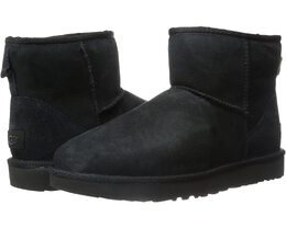 UGG: Чёрные угги  Classic Mini II