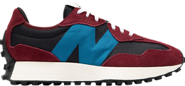 New Balance: Бордовые кроссовки  327