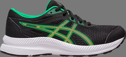 Asics: Чёрные кроссовки 