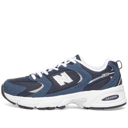 New Balance: Синие кроссовки 