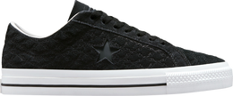 Converse: Чёрные кеды One Star Pro