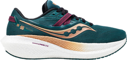Saucony: Зелёные кроссовки 