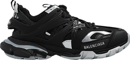 Balenciaga: Чёрные кроссовки  Track