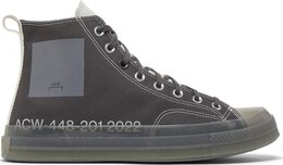 Converse: Серые кроссовки  Chuck 70