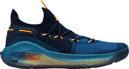 Under Armour: Синие кроссовки  Curry 6