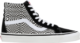 Vans: Чёрные кеды  SK8-Hi 38 DX