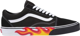 Vans: Чёрные кеды  Old Skool Flame