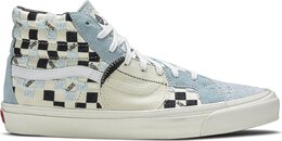 Vans: Голубые кеды  SK8-Hi LX