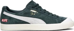 PUMA: Зелёные кроссовки  Clyde