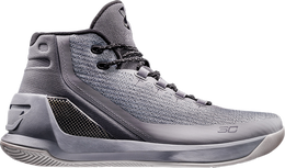 Under Armour: Серые кроссовки  Curry 3